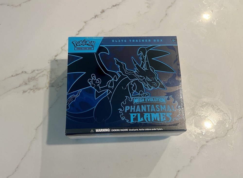 Pokémon Tcg - Phantasmal Flames Etb - Elite Trainer Box - Factory Sealed