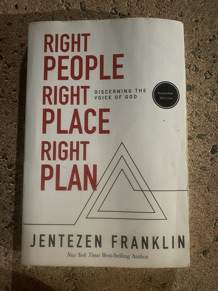 Right People, Right Place, Right Plan by Jentezen Franklin Whitaker PB Expanded…
