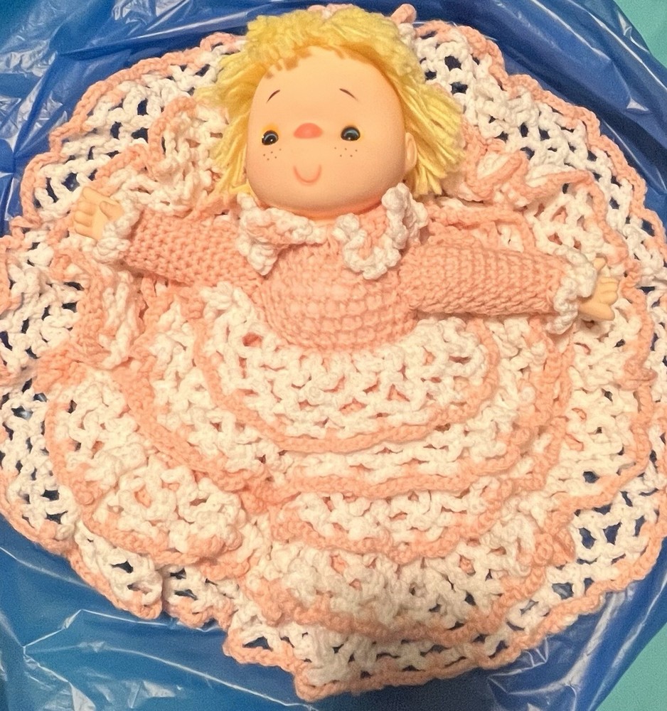 Strawberry Shortcake Series Vtg 80s. Ice Cream Doll Yarn Hair Crochet Plastic