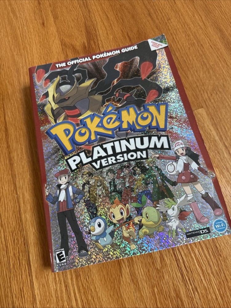 Pokémon Platinum Version The Official Pokemon Guide Book 2009 W/ MAP NO STICKERS
