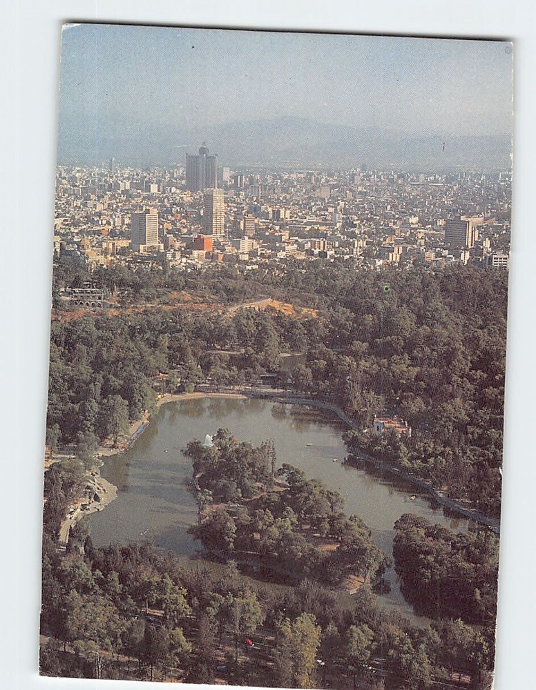 Postcard The Lake of Chapultepec Woods Mexico City Mexico
