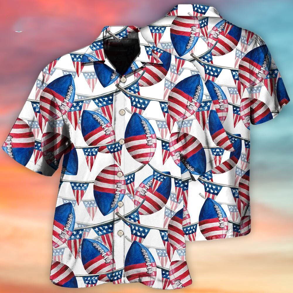 Celebrate with the America Independence Day Basic Style Hawaiian Shirt – Perfect for 4th of July Festivities and Patriotic Vibes