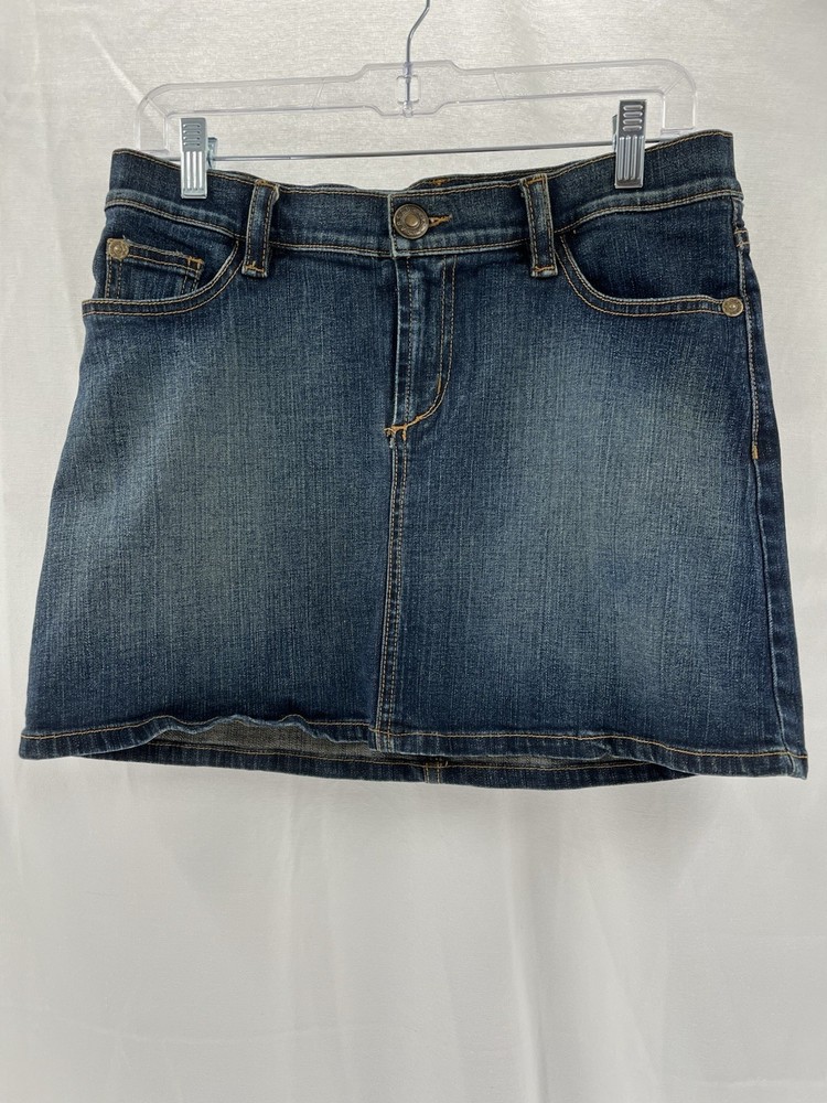 Allen Schwartz ABS Women's Size 30 Mini Jean Skirt Classic American Summer Trend-image