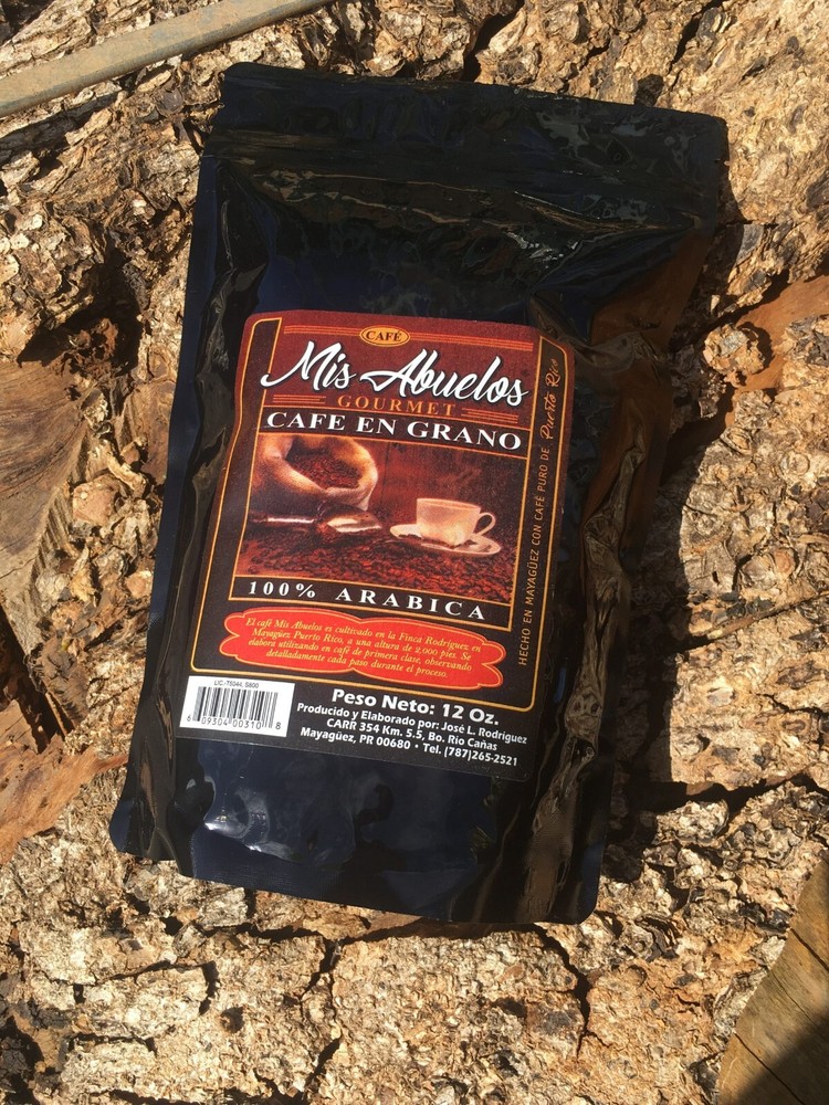 Cafe Mis Abuelos Gourmet French Roast 100% Arabica Puerto Rico 10oz-image