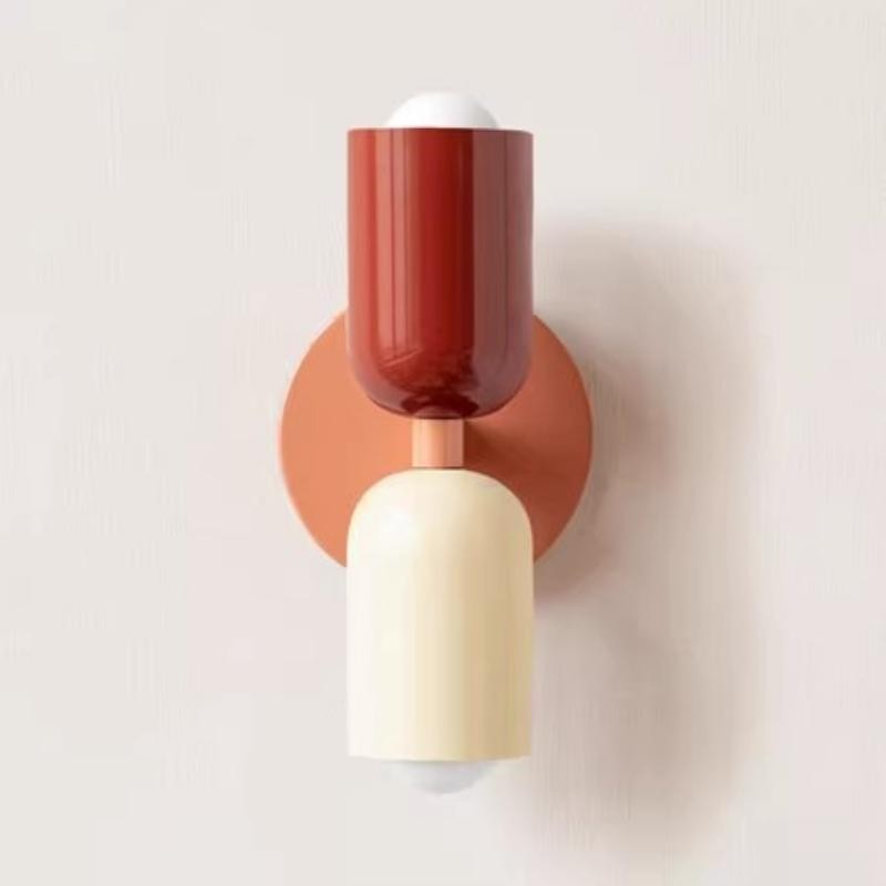 Nordic Wall Lamp LED Simple Macaron Wall Light Home Indoor Lights Bedroom Bedsid