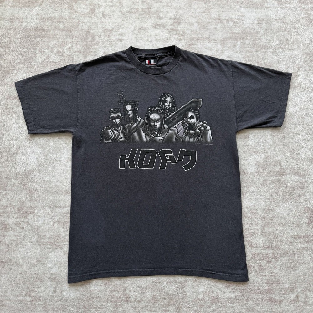 Vintage Korn Band Anime Giant T-Shirt Size Large