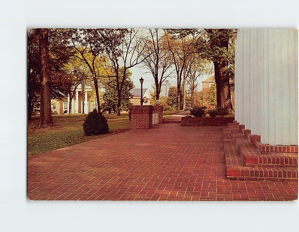 Postcard Campus Scene Greensboro College Greensboro North Carolina USA
