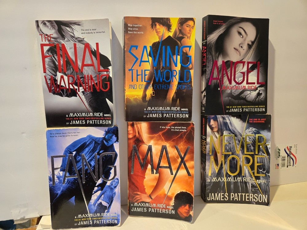 Lot of 6 Maximum Ride Series paperbacks by James Patterson