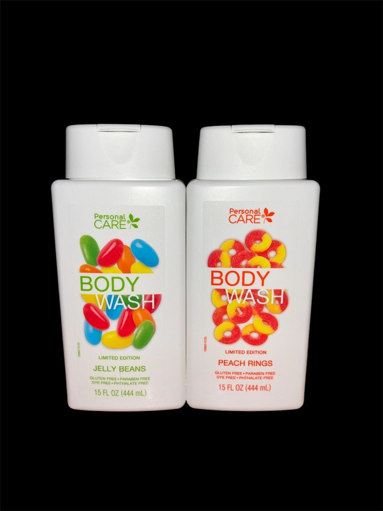 Personal Care Body Wash Peach Rings & Jelly Beans Limited Edition 15 FL.OZ