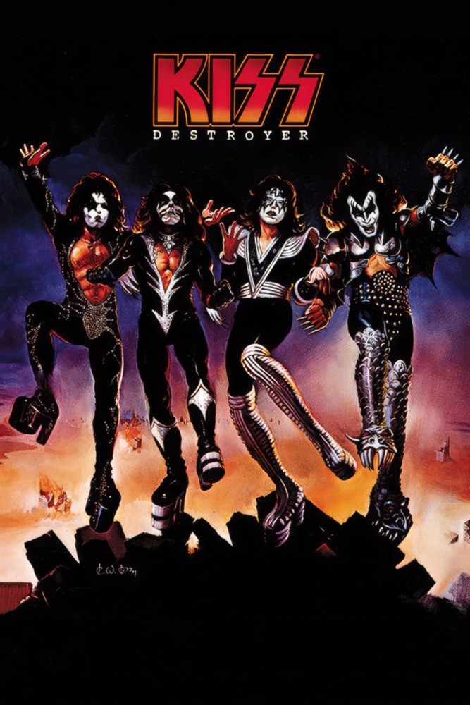 Kiss - Music Poster (Destroyer - Album Cover) (Size: 24