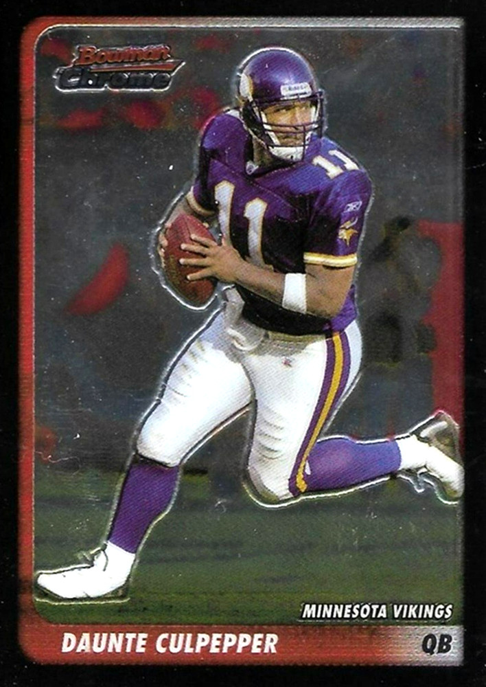 2003 Bowman Chrome #44 Daunte Culpepper Minnesota Vikings