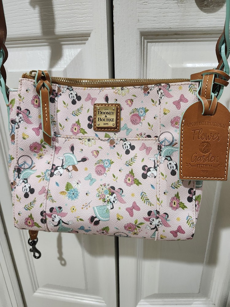 Dooney & Bourke Disney 2020 Flower & Garden Festival Minnie Mouse Crossbody Bag