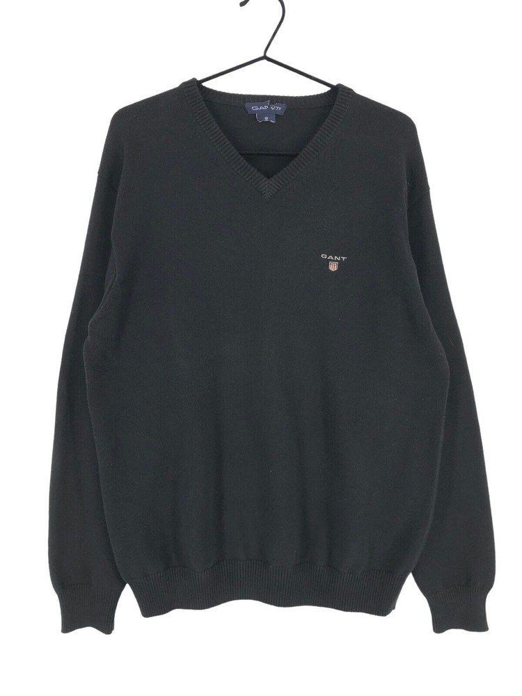 GANT V-Neck Jumper Pullover O Sweater Men Size S