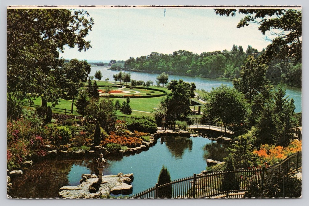 Vintage HIGH PARK Toronto Ontario Canada Rock Gardens Grenadier Pond Postcard
