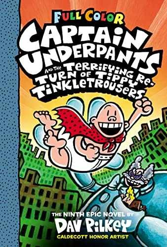 Captain Underpants and the Terrifying - Hardcover, by Pilkey Dav - Very Good c