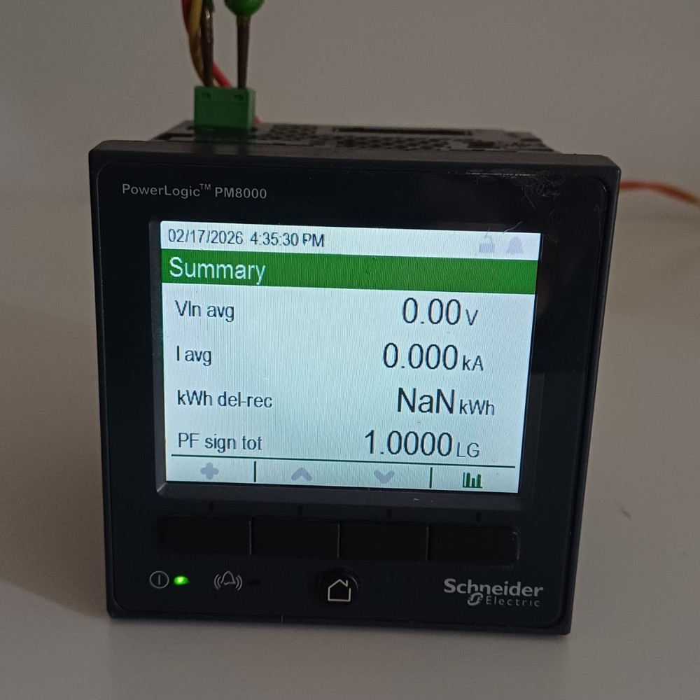 Schneider Electric PM8240 Power Quality Meter, PowerLogic PM8000 Used