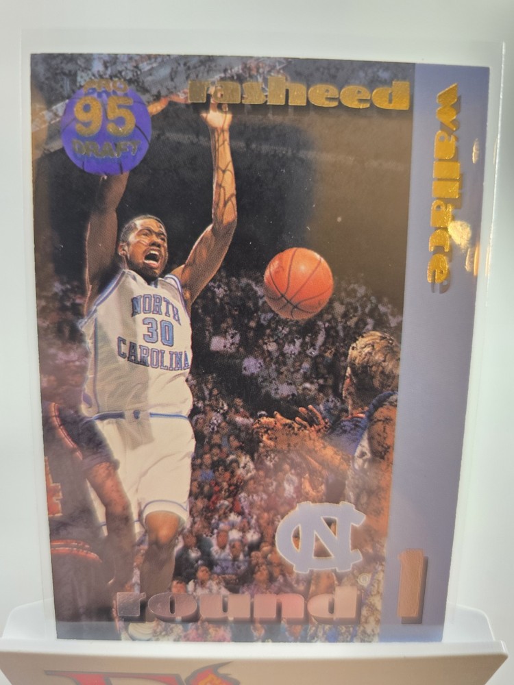 1995 Collect-A-Card Pro Draft Rasheed Wallace #24 (RC) North Carolina Tarheels