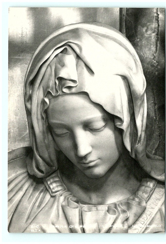 Michelangelo's La Pieta Real Photo Postcard S02-6897