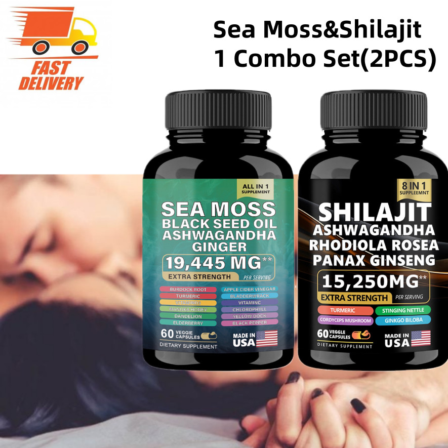 Dynamic Vitality Bundle - Sea Moss Multivitamin & Shilajit Power Combo