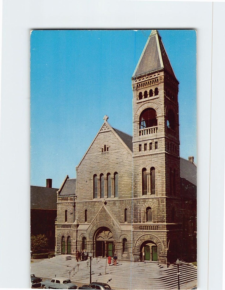 Postcard St. Ambrose Catholic Church Des Moines Iowa USA