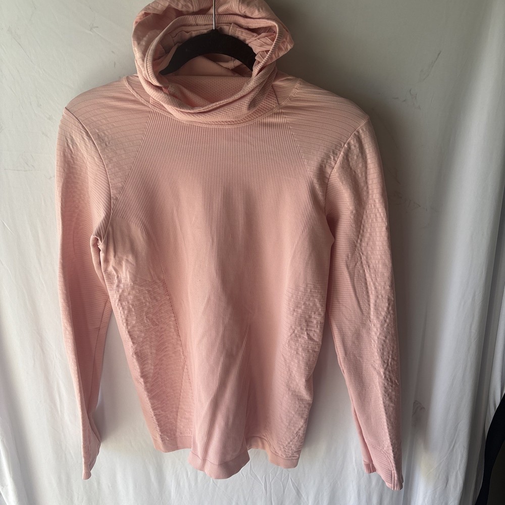 Athleta Women's Flurry Seamless Hoodie Medium Pink