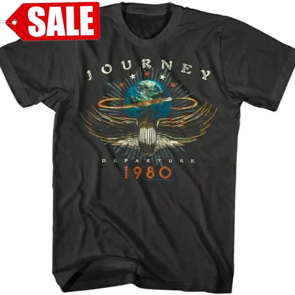 Journey Departures Album Tour 1980 T-Shirt, Rock-band Concert