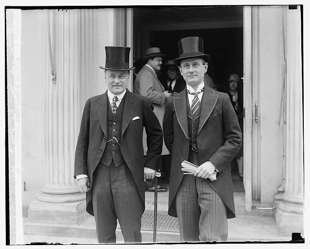 Photo:Dr. W. Bostrom & Captain Ainar,Paul Lundborg,3/21/29,March 1929,1
