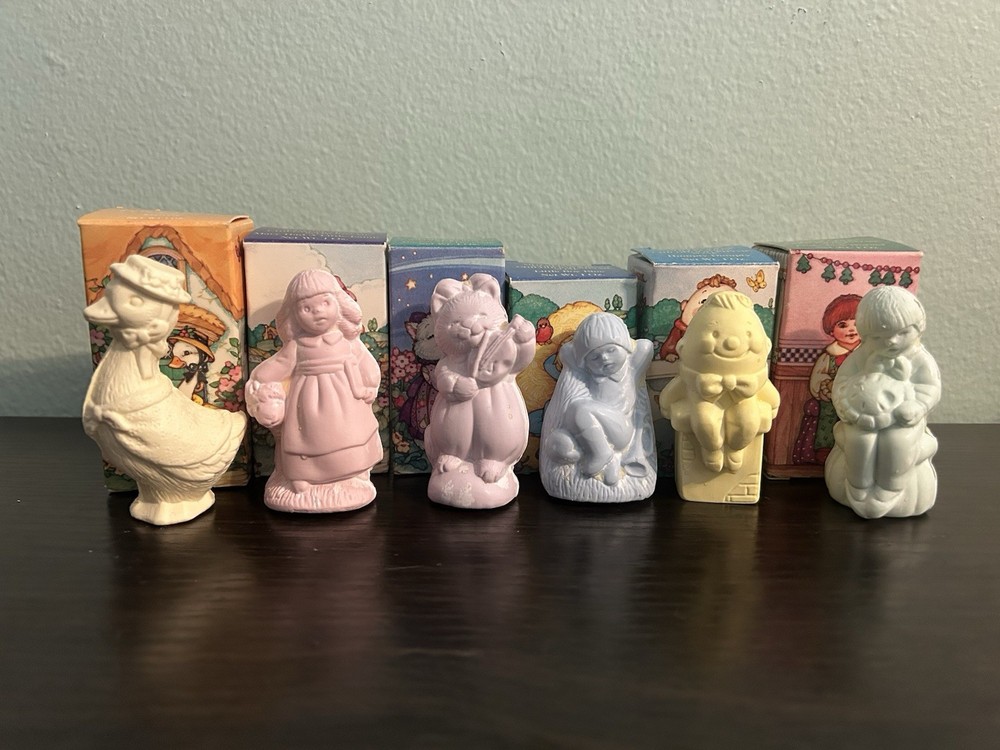 Vintage Avon Mother Goose Collection Childhood Rhyme Soap Lot Of 6