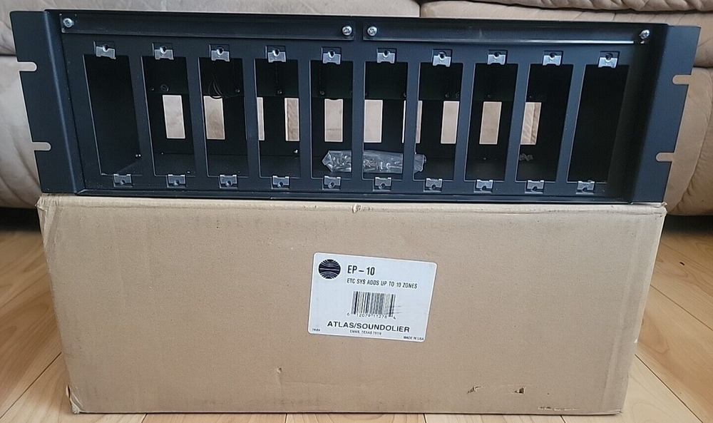 Atlas Sound EP-10 Ten Zone Expander For Fire Alarm System Emergency NEW Open Box