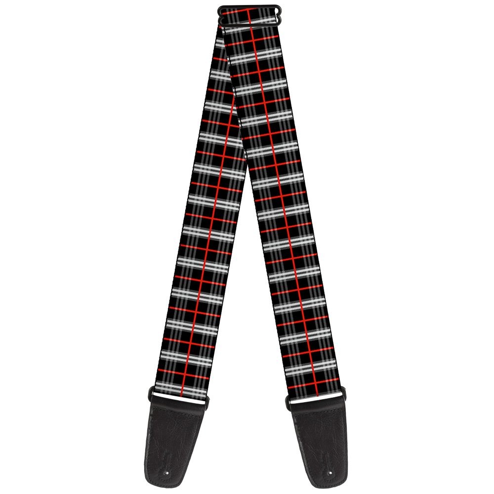 Guitar Strap - Plaid Black/Red ACC NEWAnother great item from Rarewaves USA | Free delivery!
