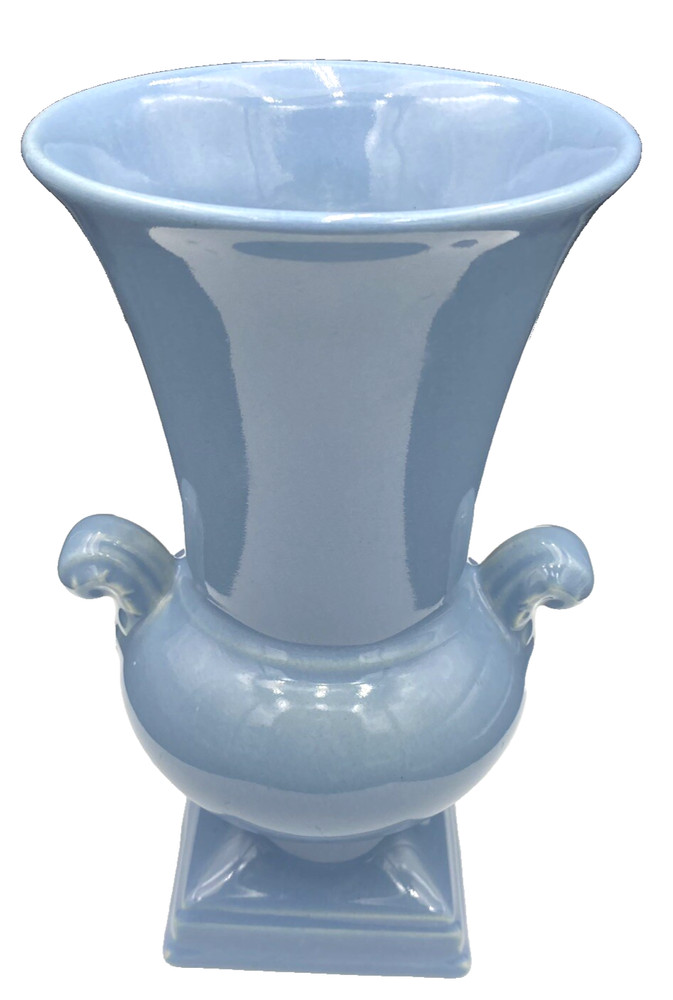Vintage MCM (1930s) Abingdon Art Pottery, Blue Urn Vase, #563, MINT