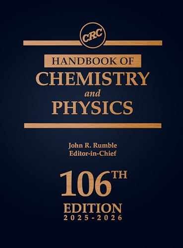 CRC Handbook of Chemistry and Physics - Hardcover, by Rumble John - Good