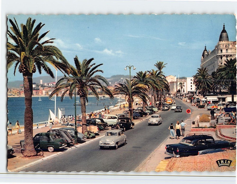 Postcard La Croisette Cannes France