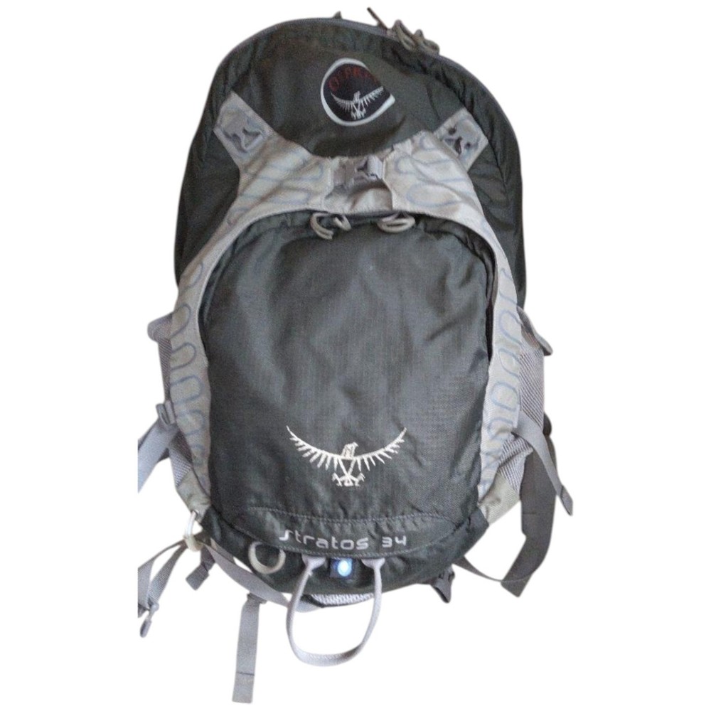 Osprey Stratos 34 Hiking Backpack with Mesh Back Panel Used Vintage Over 10 Years Old