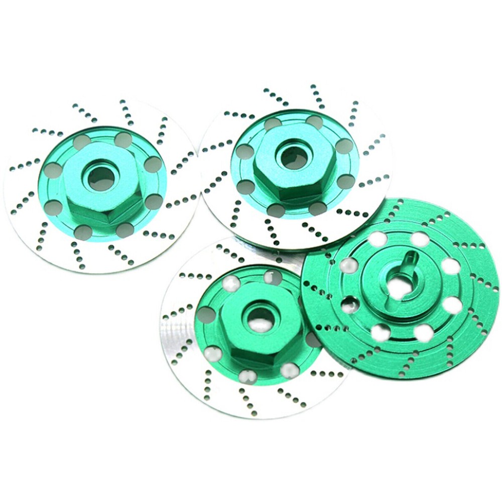 4pcs/set Simulation Brake Disc w/ 12mm Combiner for 1/10 Tamiya Sakura D4 RC Car