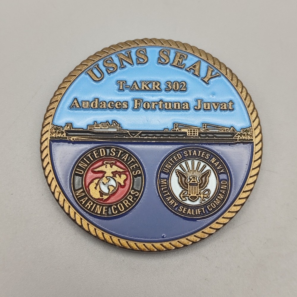 USNS Seay Military Challenge Coin Collectible Keepsake