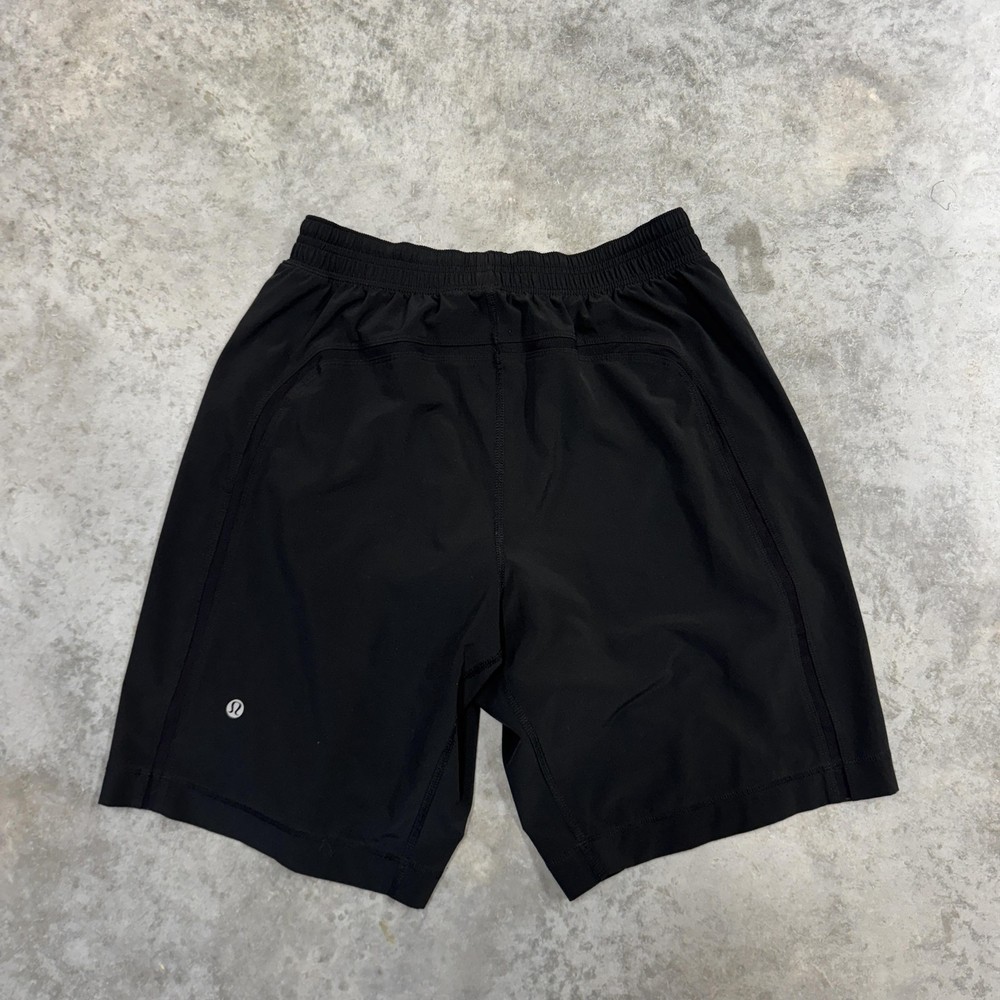 Lululemon Shorts Mens Small Black Athletic Drawstring 9