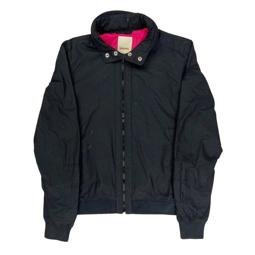 Diesel Bomber Jacket - Medium Black Polyester