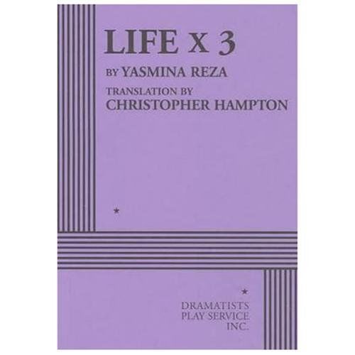 Life X 3, Paperback by Reza, Yasmina; Hampton, Christopher (TRN), Brand New, ...