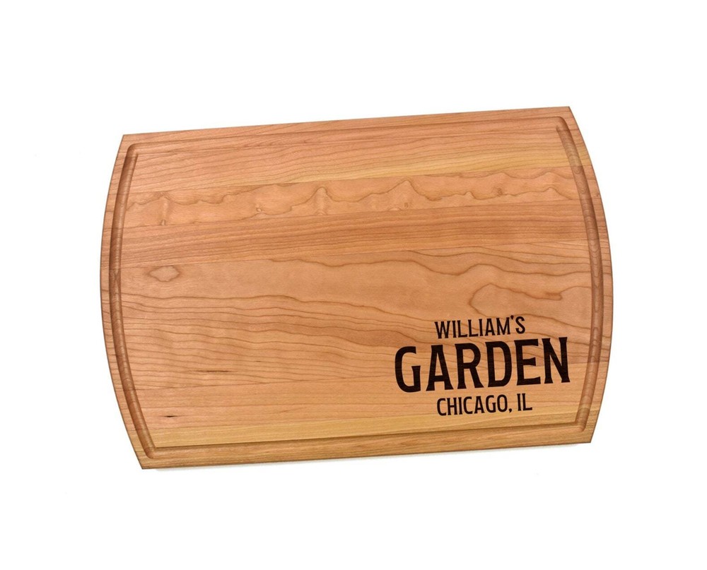 Personalized Garden Cutting Board | Garden Party Charcuterie Board | Custom