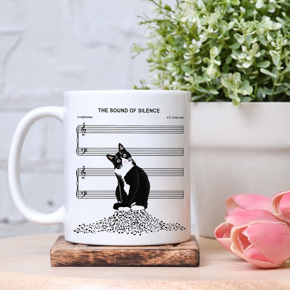 The Sound Of Silence Mugs Music Teacher Giftmusic Teacher Mug Musician Gift For