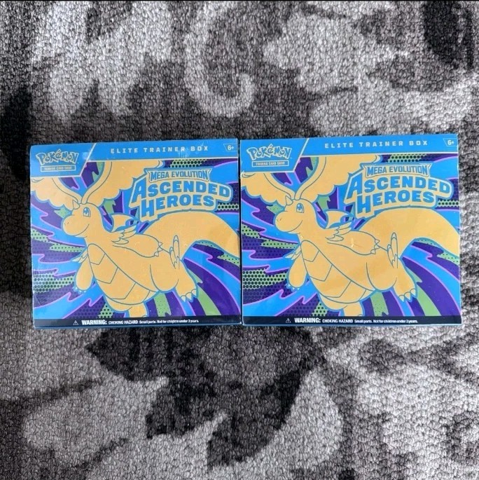 Pokémon Mega Evolution Ascended Heroes ETB Lot of 2 Sealed