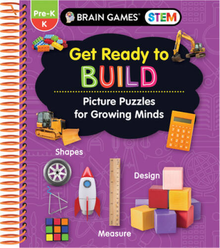 Brain Games STEM - Get Ready to Build: Picture Puzzles for Growing  - ACCEPTABLE