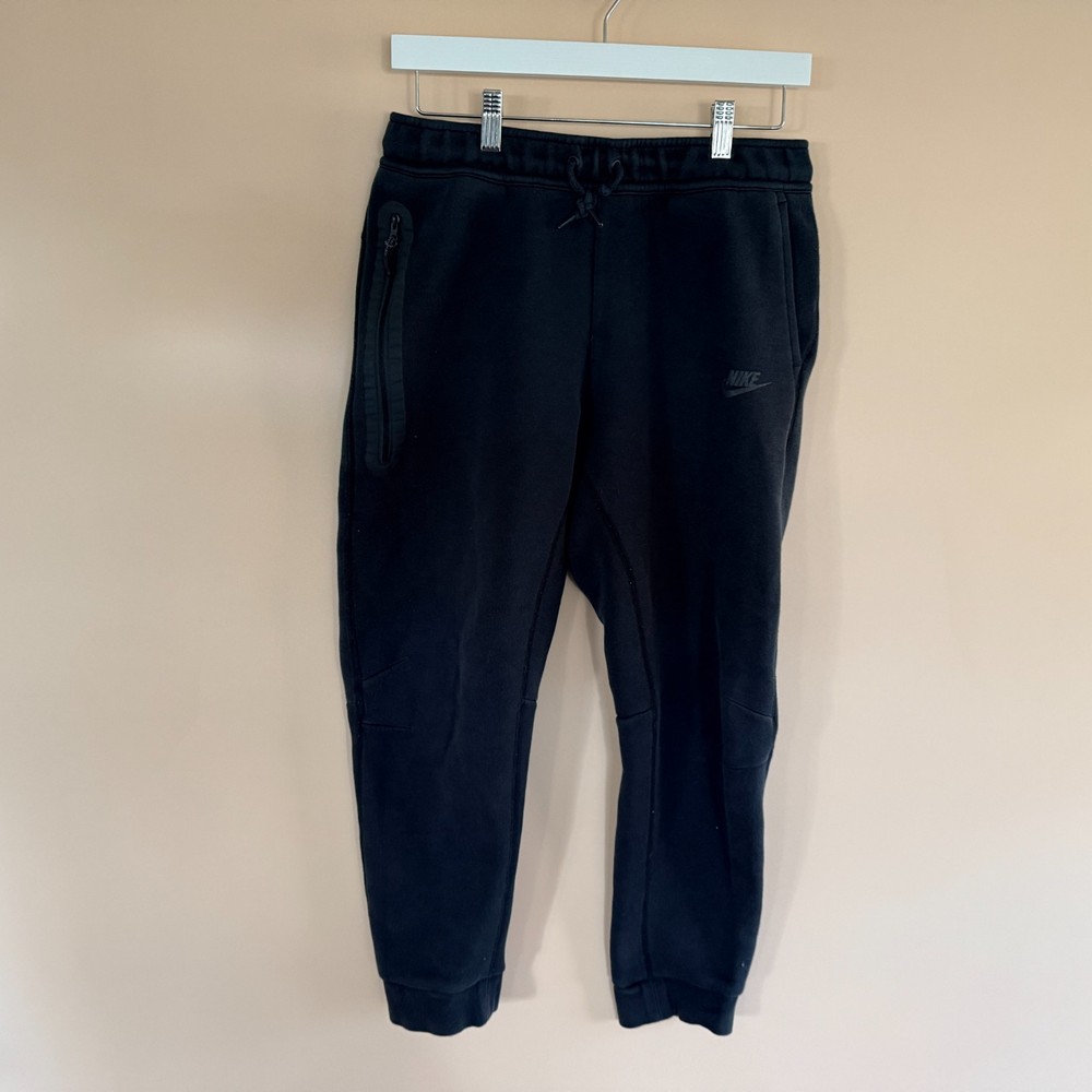 Nike Tech Fleece Joggers Sweatpants Pants Black Men's Size XL