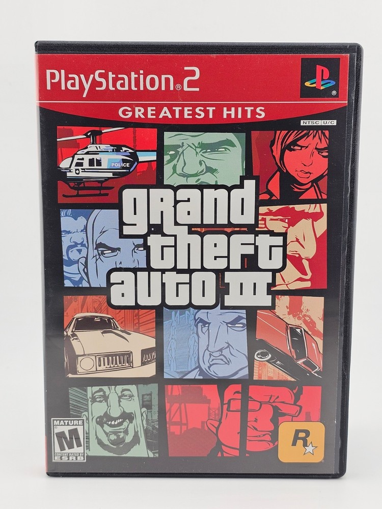 Sony Playstation 2 PS2 Grand Theft Auto III CIB + Map Cleaned & Tested