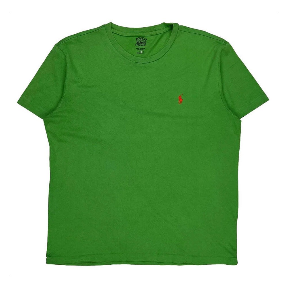 Polo By Ralph Lauren T-Shirt - Large Green Cotton