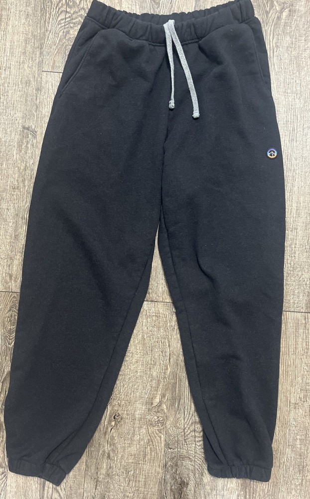 Patagonia Fitz Roy Icon Uprisal Sweatpants Men's Black Fleece Joggers Size S