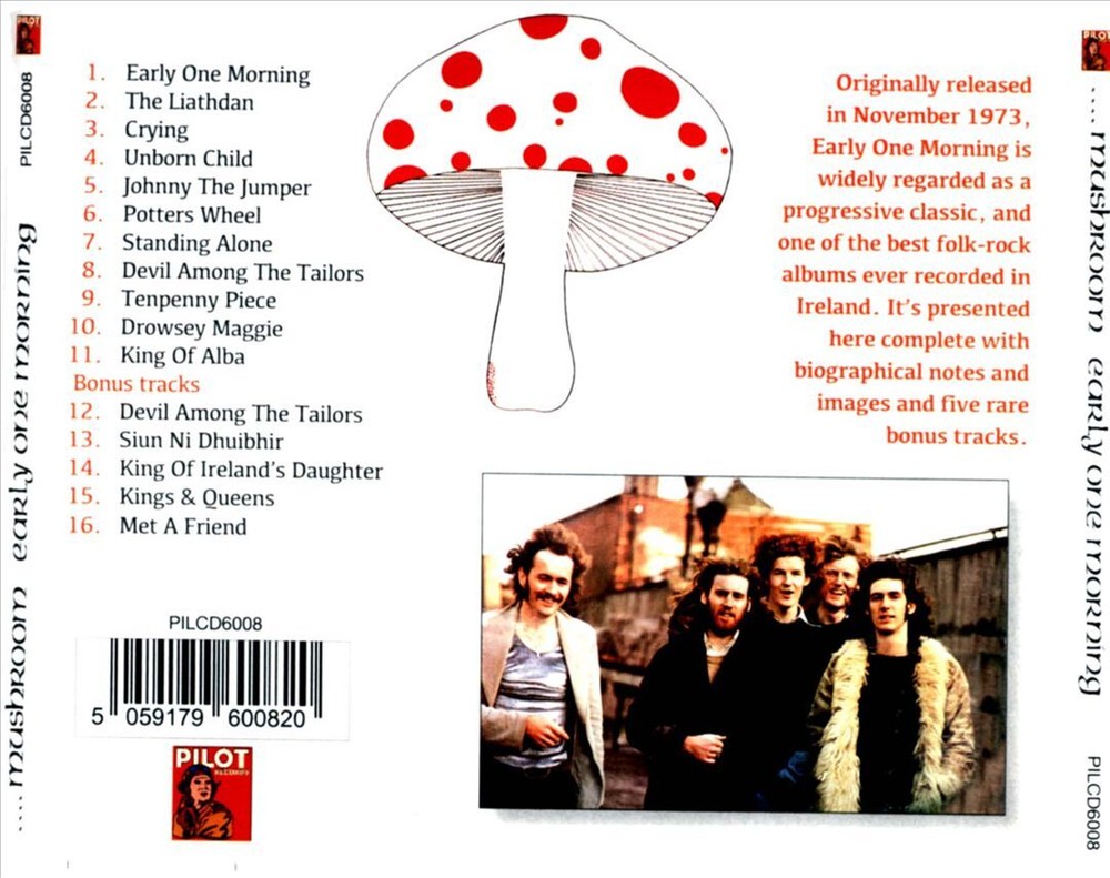 MUSHROOM EARLY ONE MORNING NEW CD