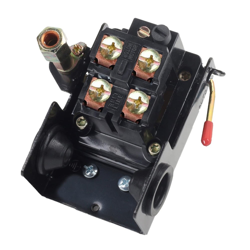 Heavy Duty Air Compressor Pressure Switch Control 90125 psi Single Port, 26A ...