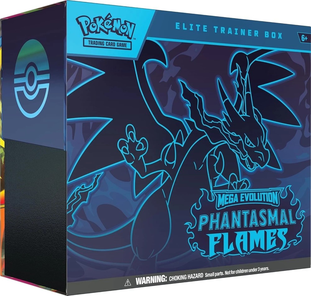 Pokemon Tcg Mega Evolution Phantasmal Flames Etb Elite Trainer Box Sealed